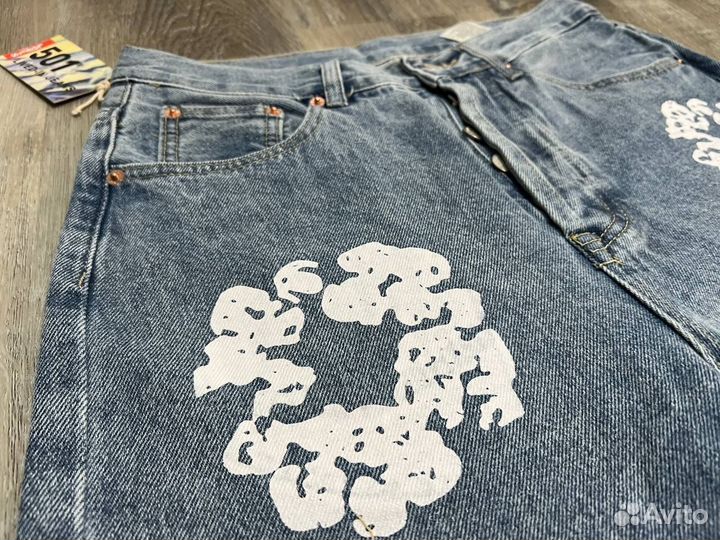 Джинсы levis denim tears