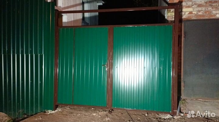 Распашные ворота под ключ