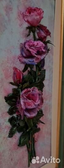 Картина Вышивка лентами