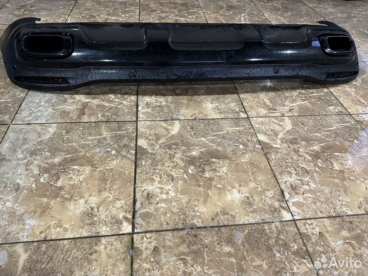 Диффузор на задний бампер mercedes gle 167