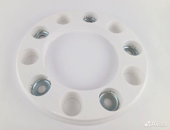 Колпаки 22.5 открытые белые обод к-т 2 шт
