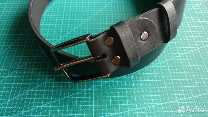 Ремень из натуральной кожи. Ручная работа