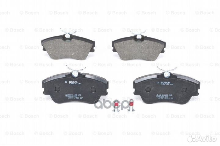 Колодки тормозные дисковые перед 0986461753 Bosch