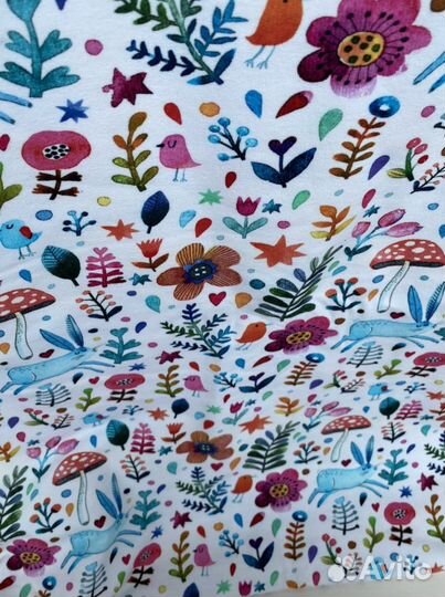 Ткань футер 2х нитка «Лесная поляна» отрез 2,10