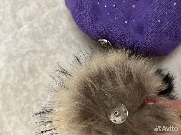 Зимняя шапка и снуд 52-54р