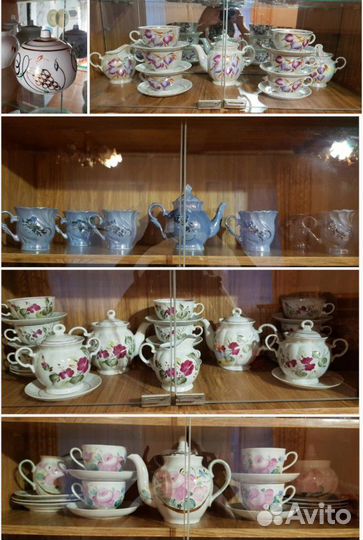 Сервиз чайный заварник сахарница