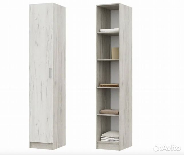 Шкаф-пенал крафт