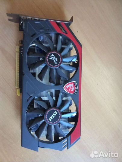 Видеокарта gtx 750ti 2gb msi