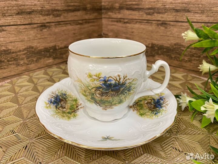 Чашка с блюдцем 