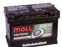 Аккумулятор Moll M3 EFB 12V-70 Ah R