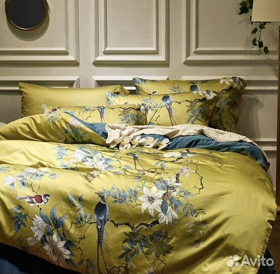 Комплект постельного белья евро египетский хлопок
