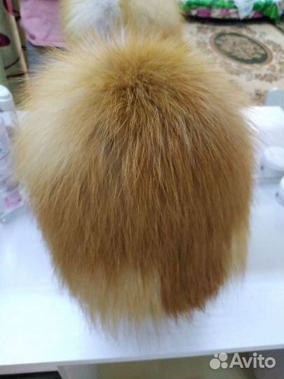 Шапка из лисы новая