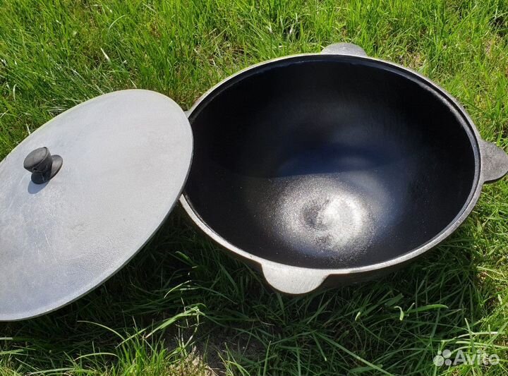 Казан чугунный узбекский 6 литров