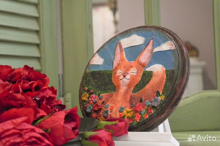 Панно из дерева «Фенек»