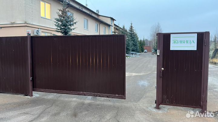 Откатные ворота под ключ с доставкой и установкой