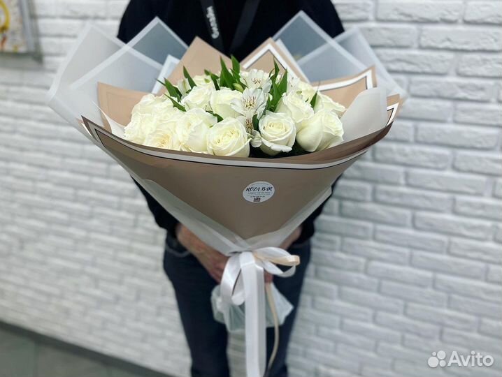 Букеты гиганты из роз