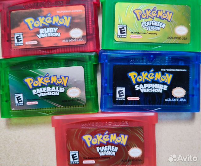 Картриджи для game boy advance pokemon zelda