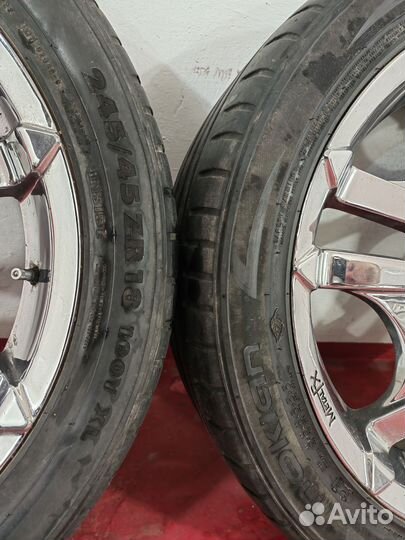 Литье R18 на летней резине