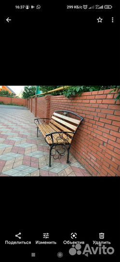 Скамейка для дачи