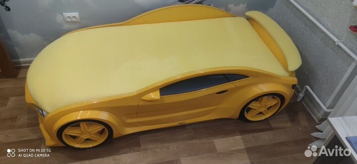 Детская кровать 3D машина BMW