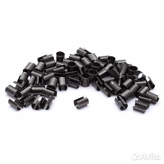 К2856 Зажим 9*13мм, черный никель, 100 шт