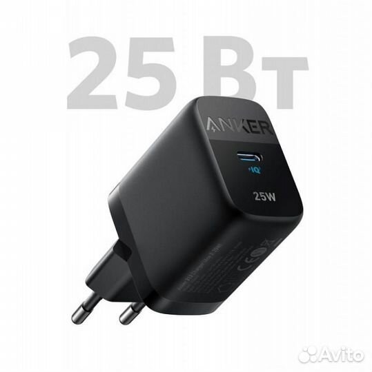 Сзу Anker 312 25W A2642 Black USB-C PD