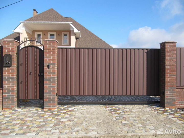 Ворота на дачу 