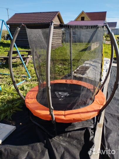 Батут с сеткой бу