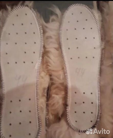 Новые меховые стельки овчина