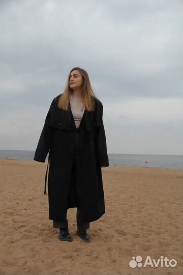 Тренч конструктор gate31, черный, xl