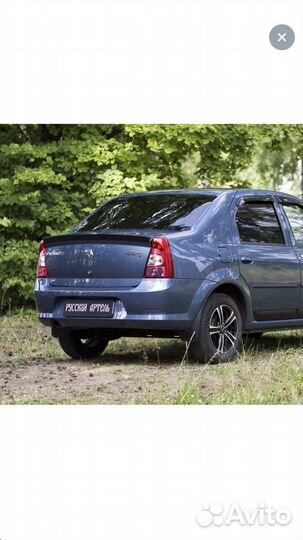 Спойлер крышки багажника renault logan