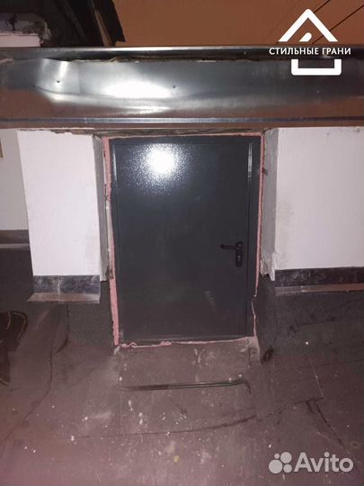 Дверь противопожарная металлическая одностворчатая