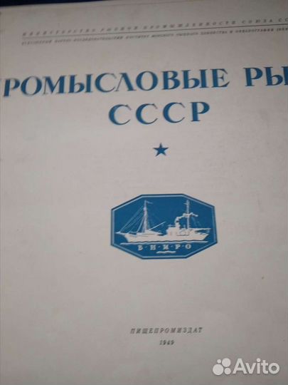 Промысловые рыбы ссср,атлас