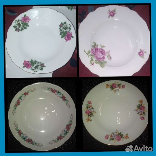 Тарелки от сервиза Чехии, Япония, Германия