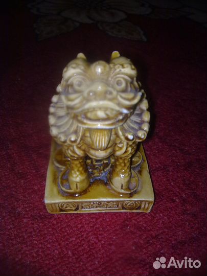 Китайская собака, сувенир из гипса