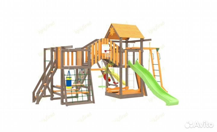 Детская площадка для дачи Панда Фани Мостик 2