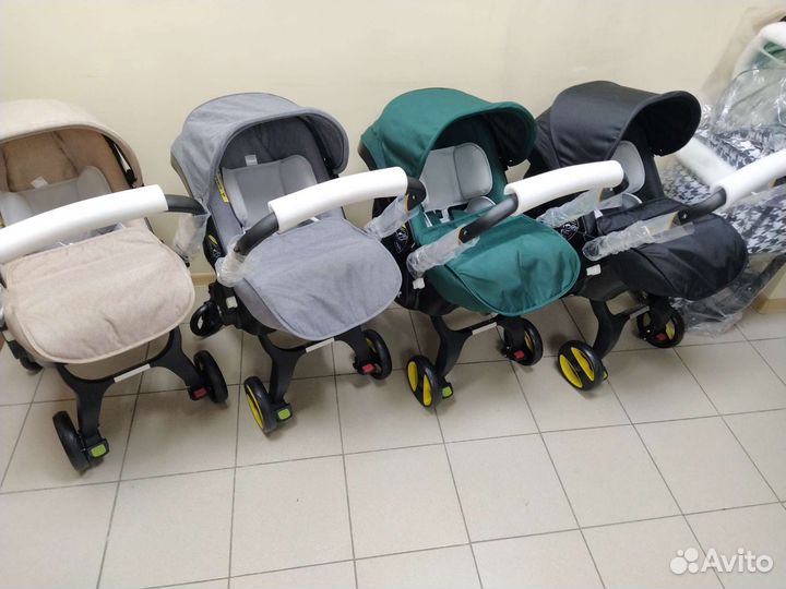 Новая автолюлька на колесах Foo foo (ассорт.)