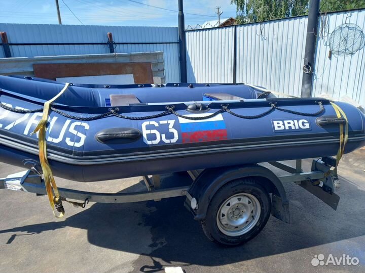 Лодка пвх brig 350 с трейлером