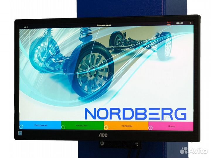 Стенд развал схождения Nordberg C804