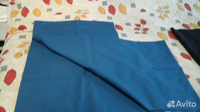 Ткань плащёвка цвет морской волны 4м