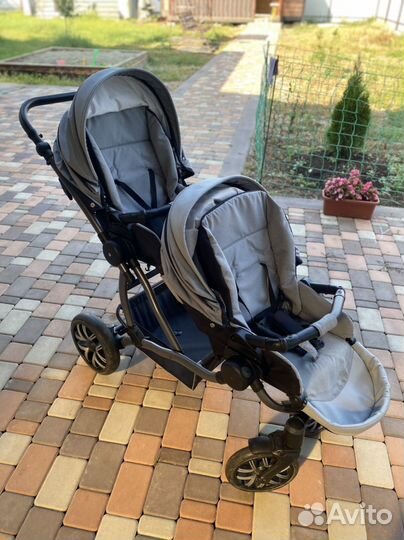 Коляска для двойняшек, близняшек 2 в 1 Legacy Mira