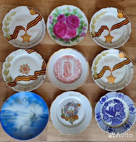 Тарелки декоративные Дулево