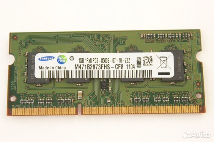 Память DDR3 1GB 1066MHz PC8500 Samsung