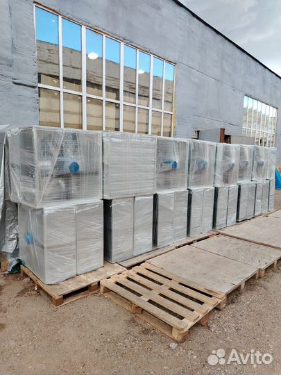 Вентилятор промышленный 380В с жалюзи