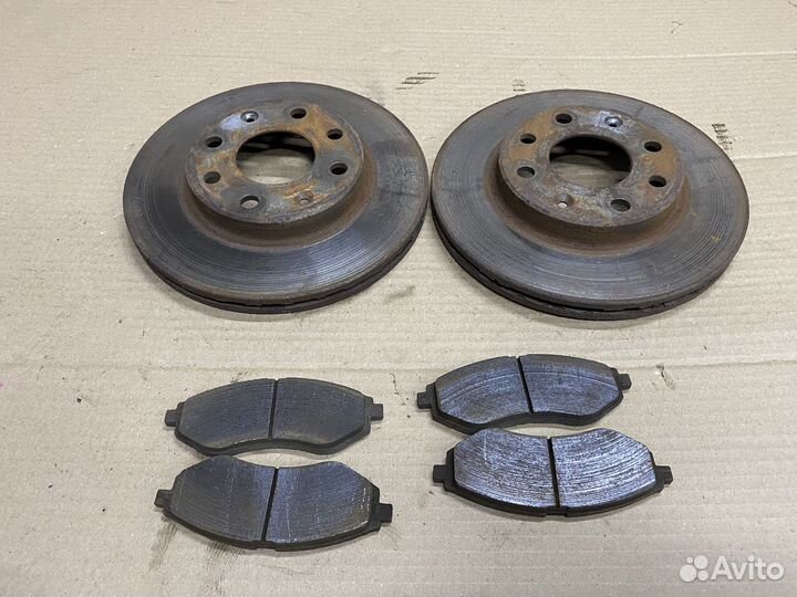 Диски тормозные передние Chevrolet Aveo T250