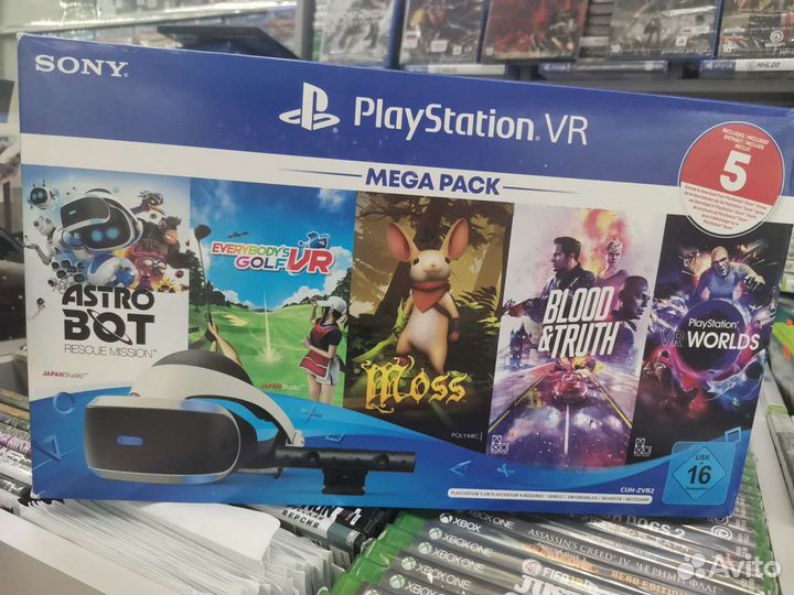 Vr шлем ps4 Ps5 VR1 VR2 новый бу