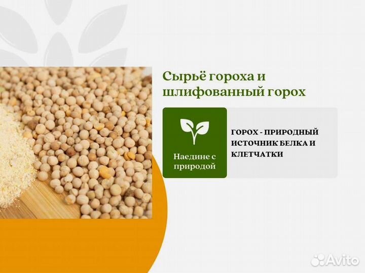 Горох с поля (сырье) (кг)