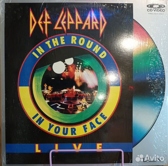 Laserdisc LD Def Leppard In The Round-In Your Face