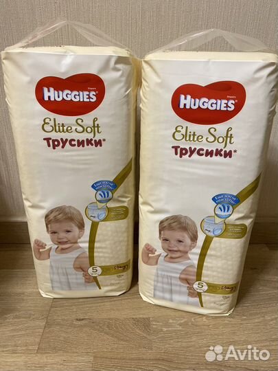 Подгузники трусики huggies elite soft 5