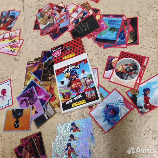 Наклейки леди баг и супер кот для альбома